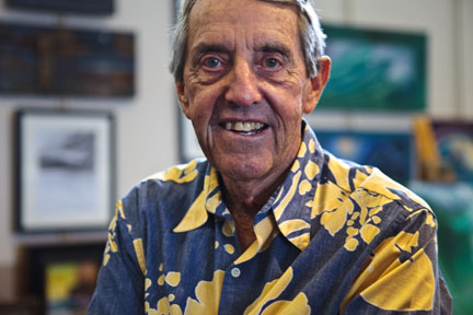 Dick Metz in the Surf Story Hall